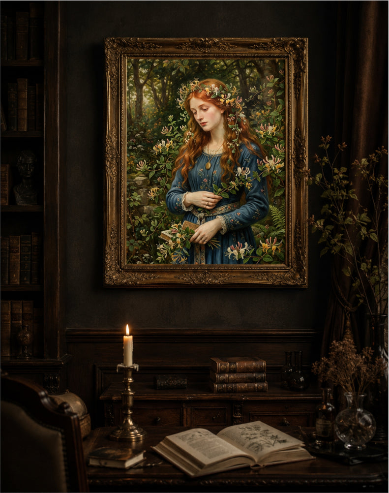"Flower Crowns"| Gallery Wall Art Set of 4