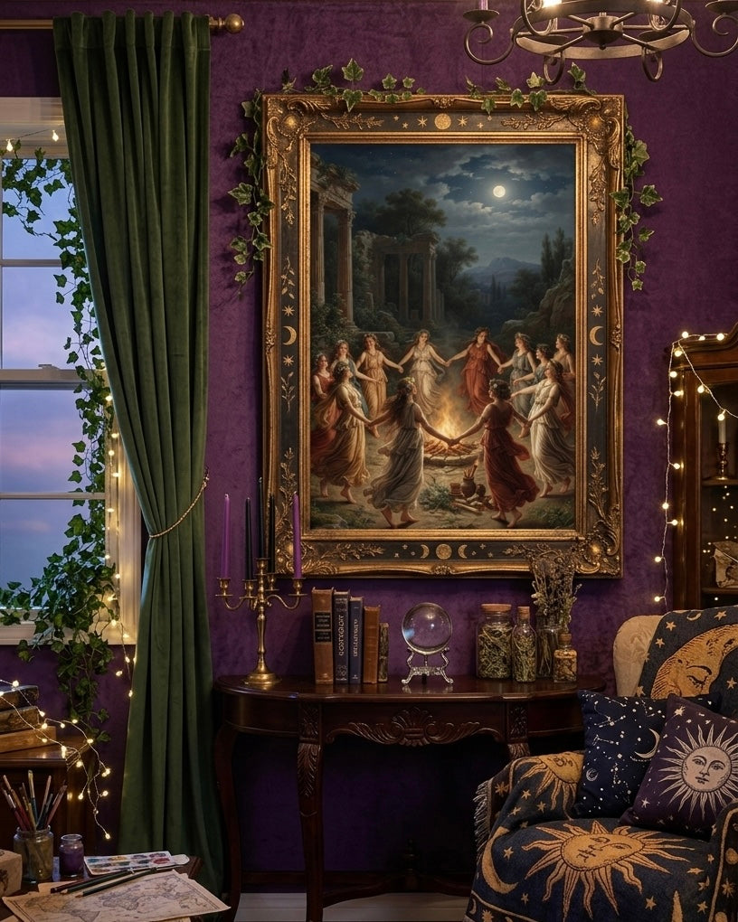 "Rituals of the Ancient Witches"| Gallery Wall Art Set of 4