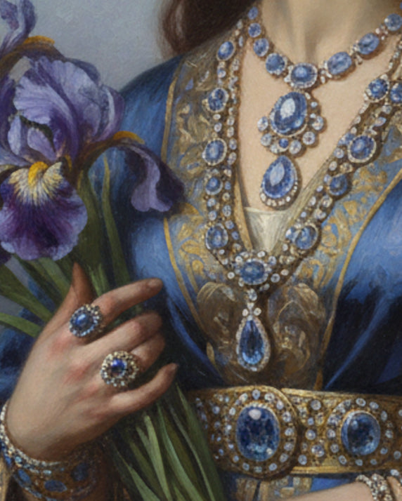 "Queens with Iris"| Gallery Wall Art Set of 4