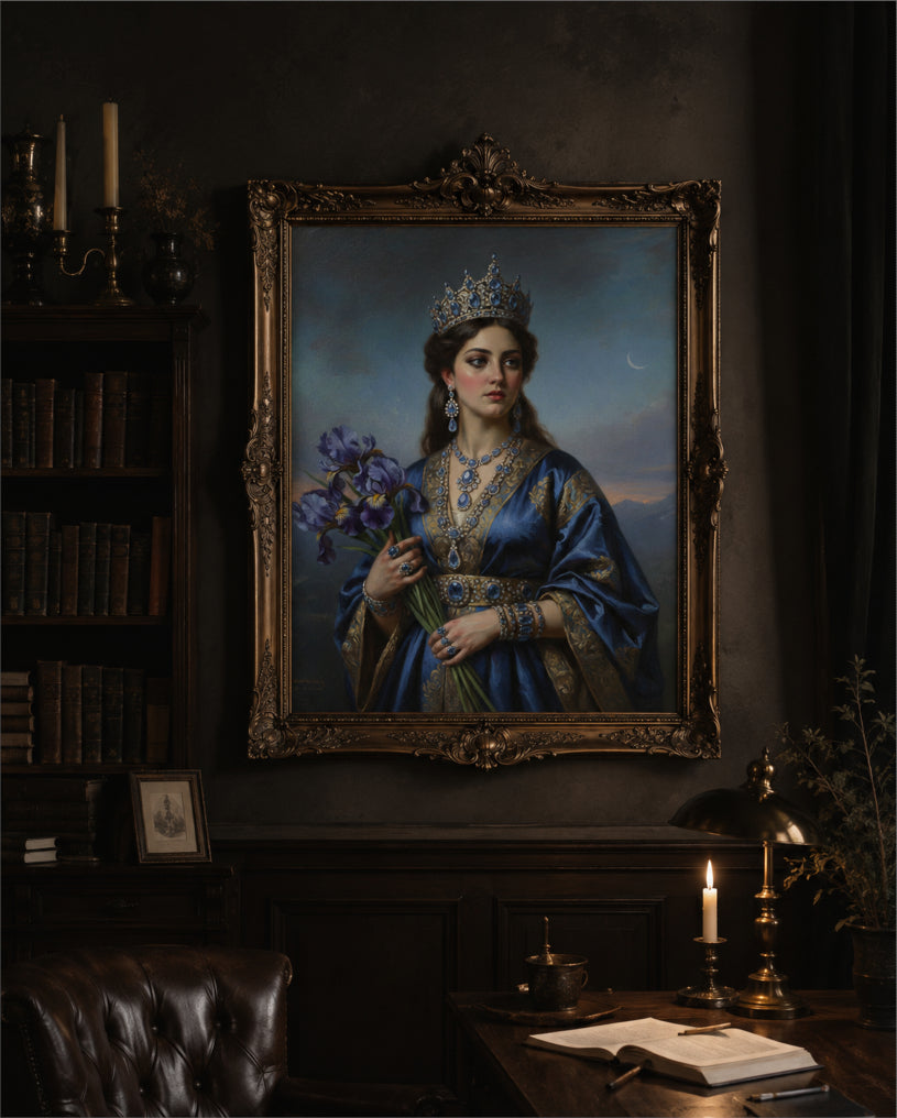 "Queens with Iris"| Gallery Wall Art Set of 4