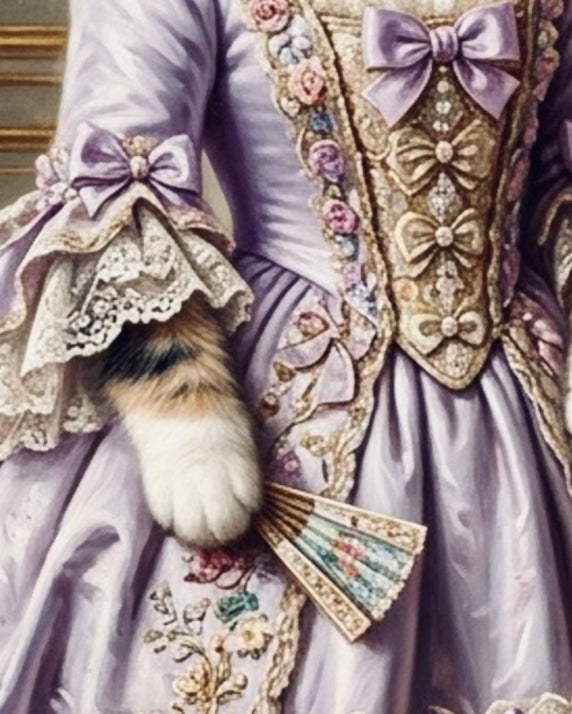 "Cats in Rococo Dresses"| Gallery Wall Art Set of 5