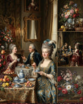 "Classical Teatime"| Gallery Wall Art Set of 4